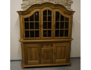 WITRYNA Z KOMODĄ LITY DĄB SZER. 185 CM 2