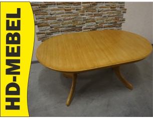 STÓŁ DĘBOWY ROZKŁADANY do 205 cm  160x100x75 CM