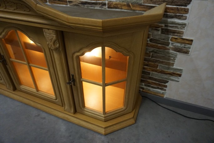 WITRYNKA WISZĄCA JASNY DĄB PODŚWIETLANA SZER....