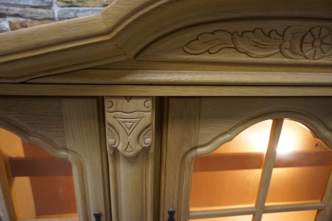 WITRYNKA WISZĄCA JASNY DĄB PODŚWIETLANA SZER....