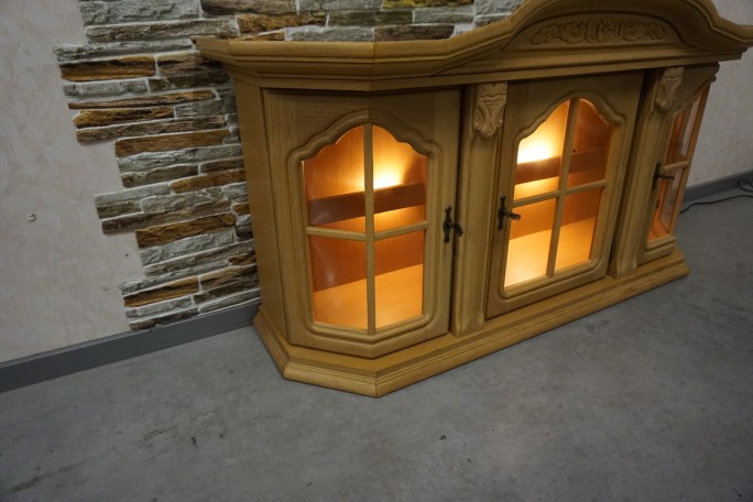 WITRYNKA WISZĄCA JASNY DĄB PODŚWIETLANA SZER....