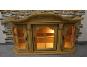 WITRYNKA WISZĄCA JASNY DĄB PODŚWIETLANA SZER. 145 CM 2