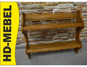 WIESZAK PÓŁKA REGAŁ DĘBOWY DO PRZEDPOKOJU KUCHNI SZER. 80 CM