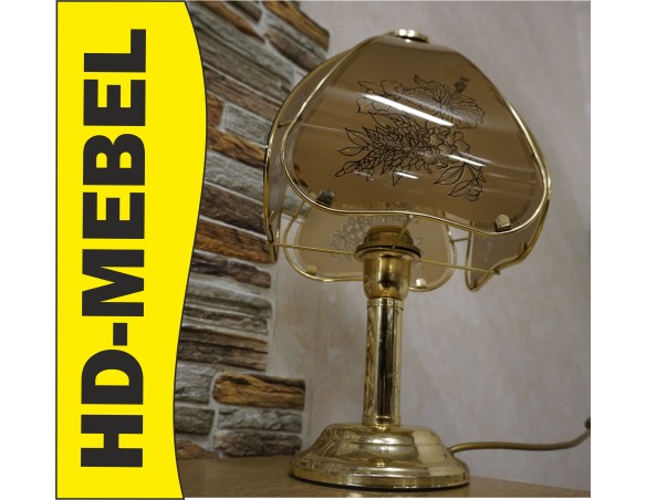 LAMPKA BIURKOWA SZKLANY KLOSZ 21/21 CM GWINT E24