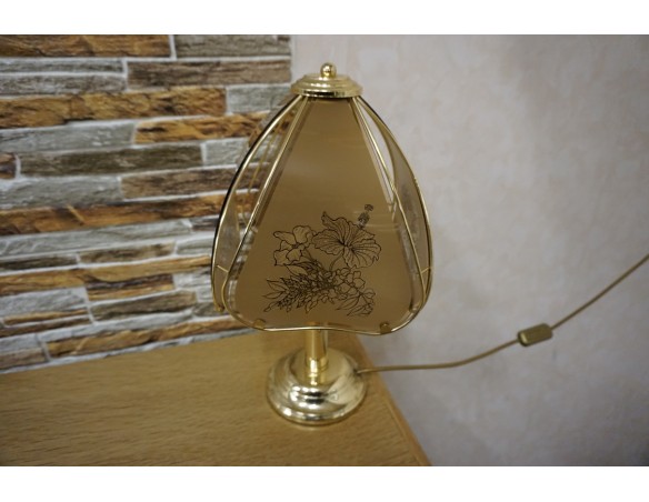 LAMPKA BIURKOWA SZKLANY KLOSZ 21/21 CM GWINT E24