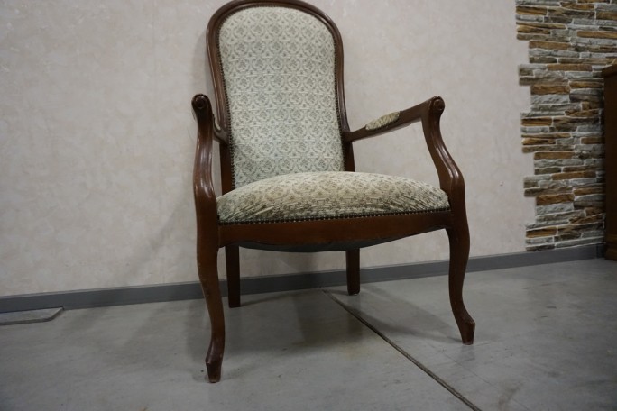 FOTEL STYL LUDWIK FILIP  SZER. 62 CM