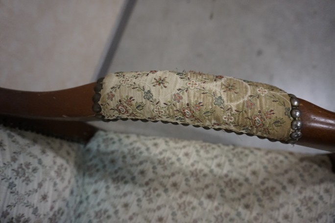 FOTEL STYL LUDWIK FILIP  SZER. 62 CM