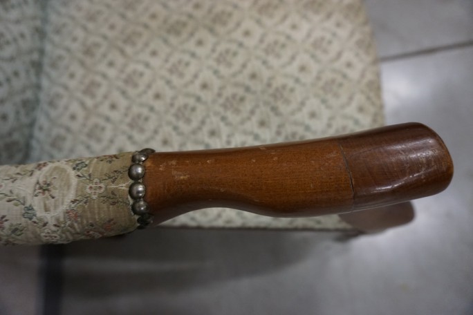 FOTEL STYL LUDWIK FILIP  SZER. 62 CM