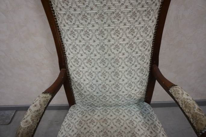 FOTEL STYL LUDWIK FILIP  SZER. 62 CM