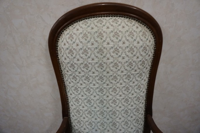 FOTEL STYL LUDWIK FILIP  SZER. 62 CM