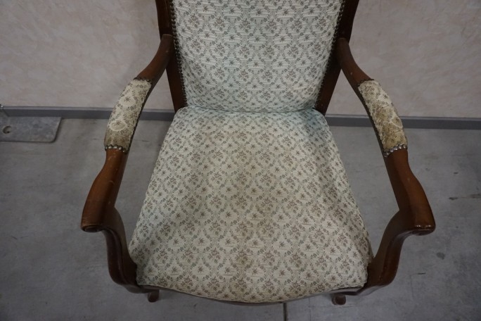 FOTEL STYL LUDWIK FILIP  SZER. 62 CM