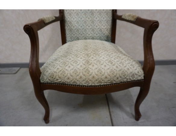 FOTEL STYL LUDWIK FILIP  SZER. 62 CM