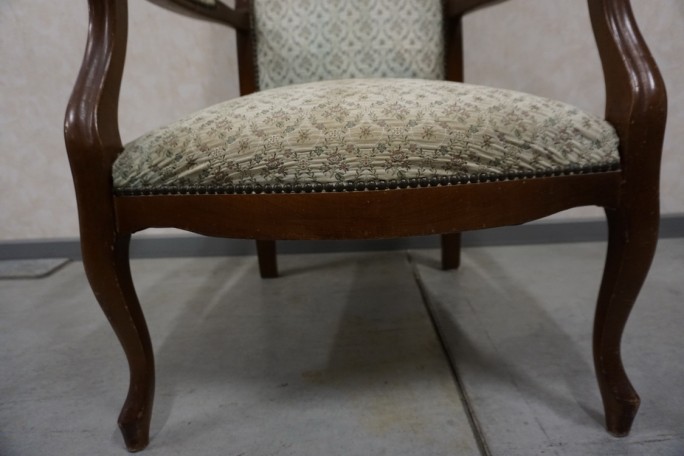 FOTEL STYL LUDWIK FILIP  SZER. 62 CM