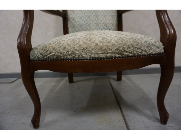 FOTEL STYL LUDWIK FILIP  SZER. 62 CM