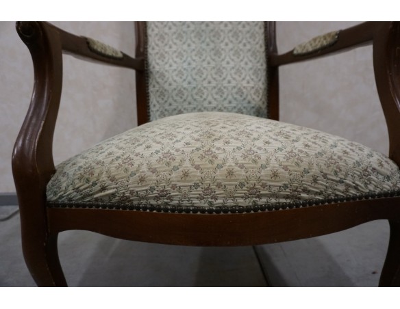 FOTEL STYL LUDWIK FILIP  SZER. 62 CM