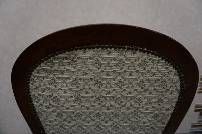 FOTEL STYL LUDWIK FILIP  SZER. 62 CM