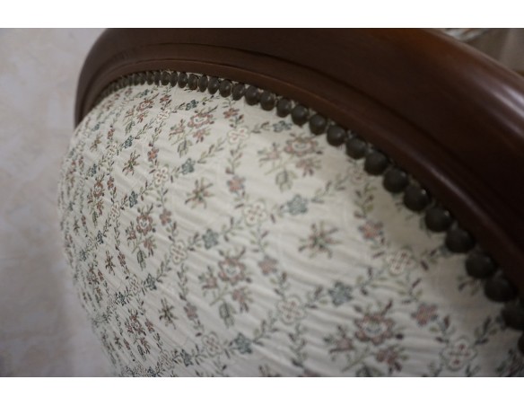 FOTEL STYL LUDWIK FILIP  SZER. 62 CM