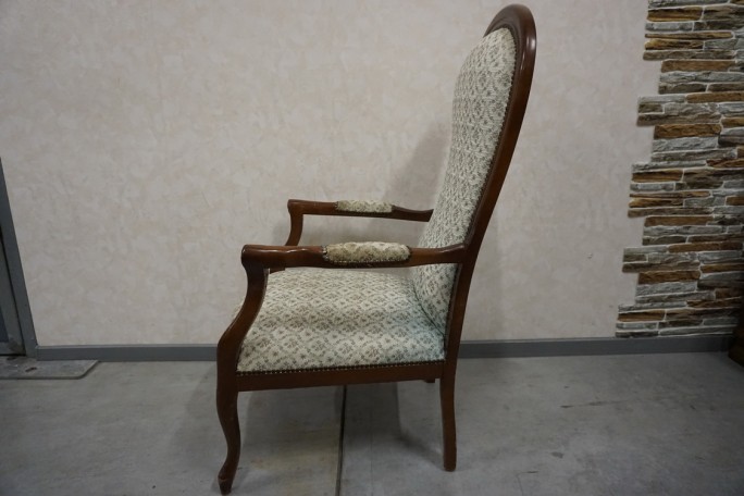 FOTEL STYL LUDWIK FILIP  SZER. 62 CM