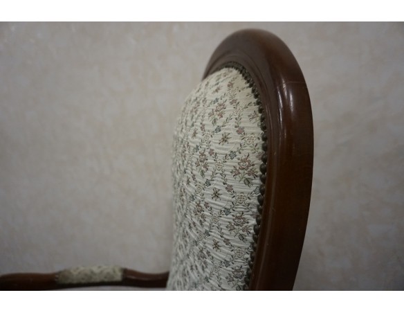 FOTEL STYL LUDWIK FILIP  SZER. 62 CM