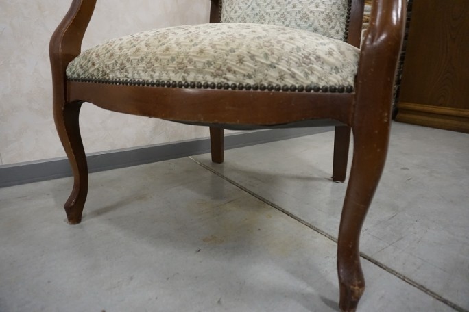 FOTEL STYL LUDWIK FILIP  SZER. 62 CM