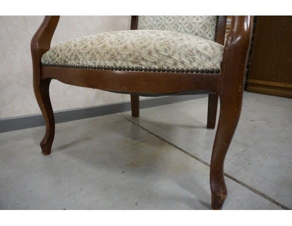 FOTEL STYL LUDWIK FILIP  SZER. 62 CM