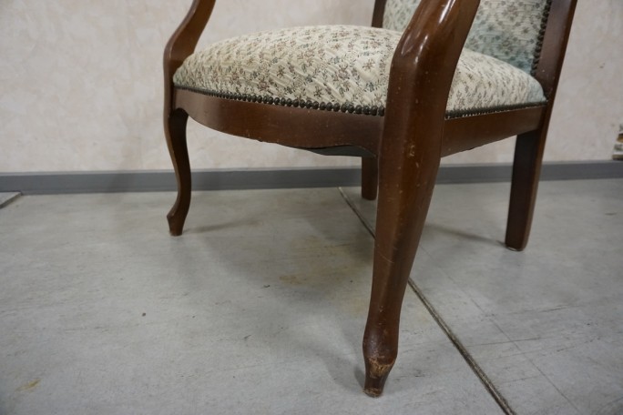 FOTEL STYL LUDWIK FILIP  SZER. 62 CM