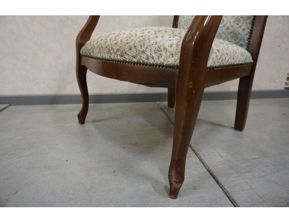 FOTEL STYL LUDWIK FILIP  SZER. 62 CM