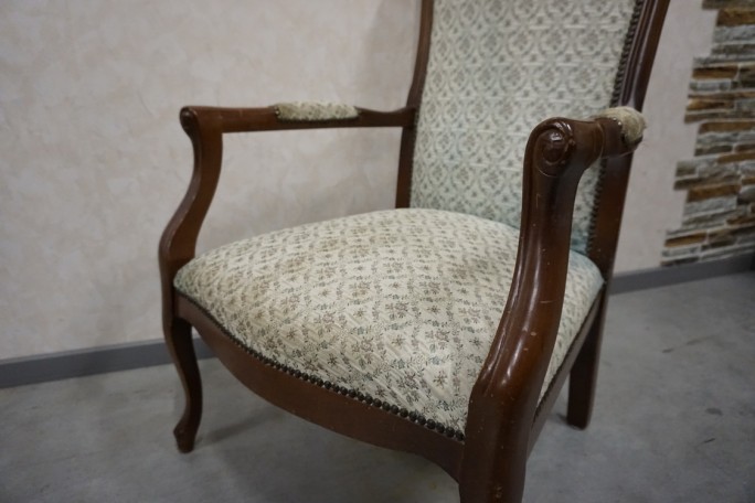 FOTEL STYL LUDWIK FILIP  SZER. 62 CM