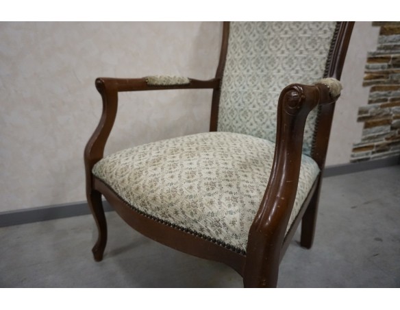 FOTEL STYL LUDWIK FILIP  SZER. 62 CM