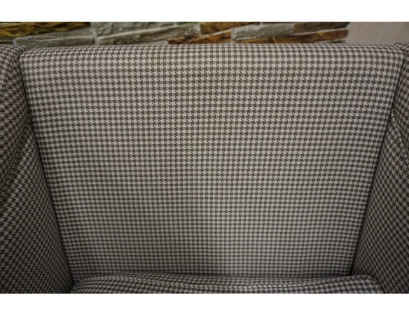 FOTEL DUŻY JASNY MATERIAŁOWY SZER. 82 CM