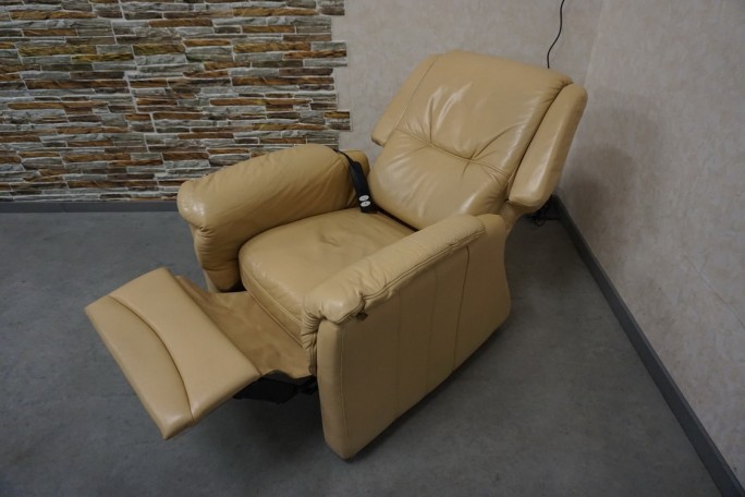 FOTEL ELEKTRYCZNY NA PILOTA SKÓRA NATURALNA...