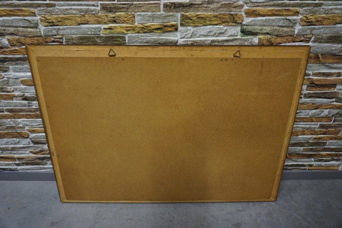 OBRAZ W DREWNIANEJ RAMIE PROSTOKĄTNY GOBELIN...