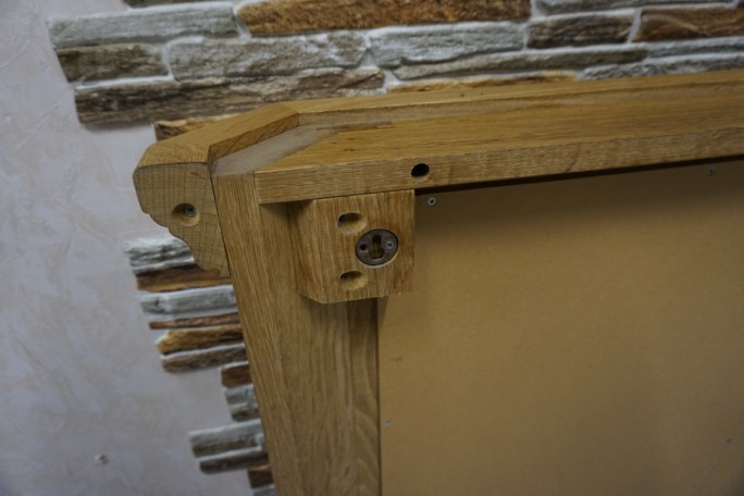 LUSTRO W LITEJ DĘBOWEJ RAMIE SZER. 170 CM