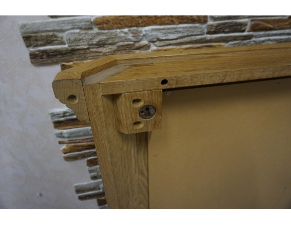 LUSTRO W LITEJ DĘBOWEJ RAMIE SZER. 170 CM