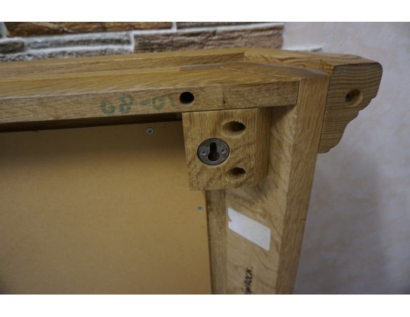 LUSTRO W LITEJ DĘBOWEJ RAMIE SZER. 170 CM