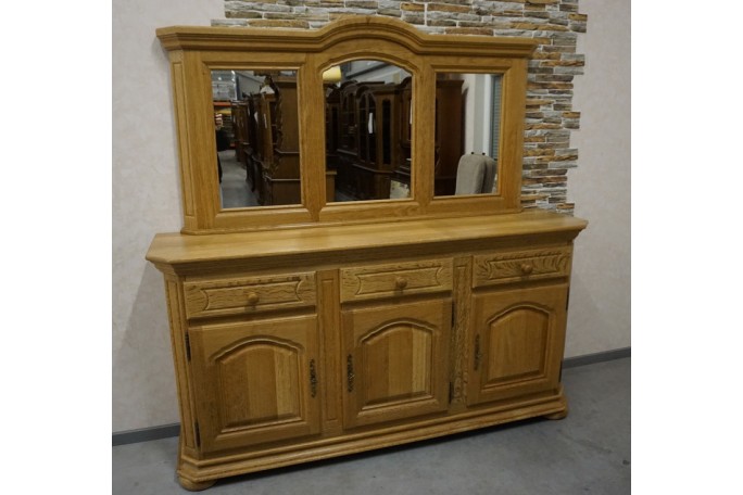 LUSTRO W LITEJ DĘBOWEJ RAMIE SZER. 170 CM