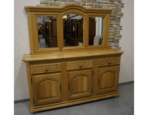 LUSTRO W LITEJ DĘBOWEJ RAMIE SZER. 170 CM