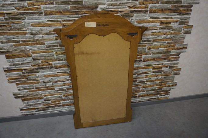 LUSTRO W DĘBOWEJ RAMIE SZER. 80 CM