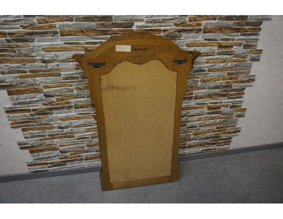 LUSTRO W DĘBOWEJ RAMIE SZER. 80 CM