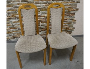 KRZESŁA DĘBOWE 2 SZTUKI 47/51 CM 2