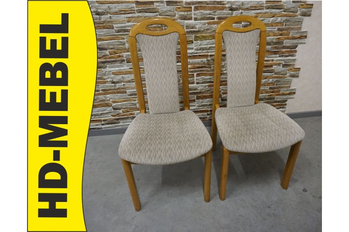KRZESŁA DĘBOWE 2 SZTUKI 47/51 CM