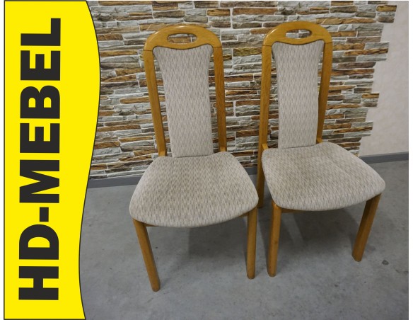 KRZESŁA DĘBOWE 2 SZTUKI 47/51 CM