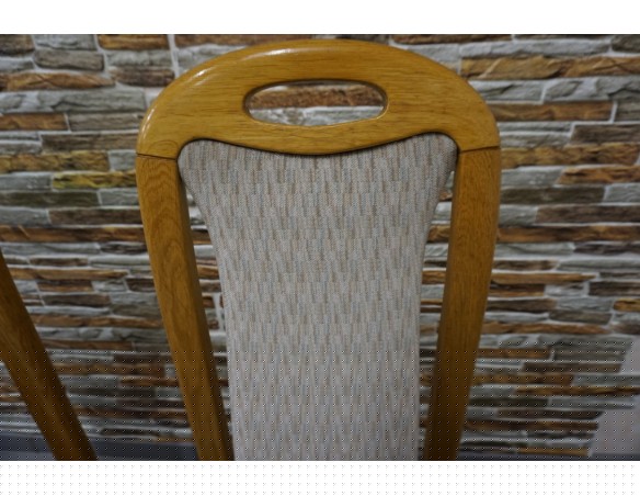 KRZESŁA DĘBOWE 2 SZTUKI 47/51 CM