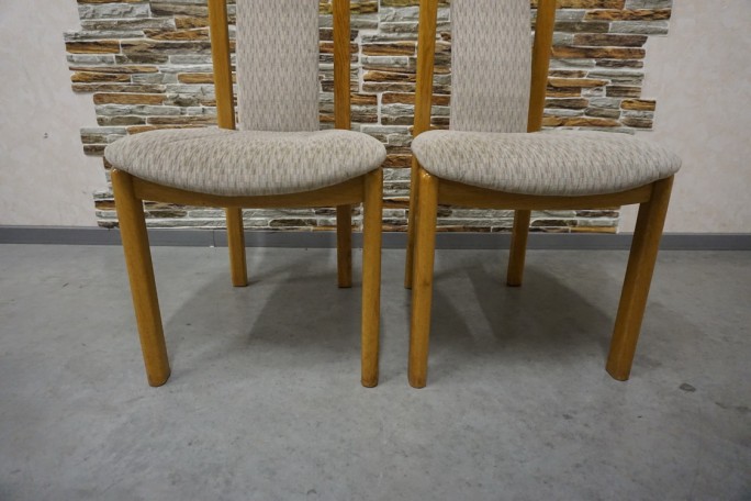 KRZESŁA DĘBOWE 2 SZTUKI 47/51 CM