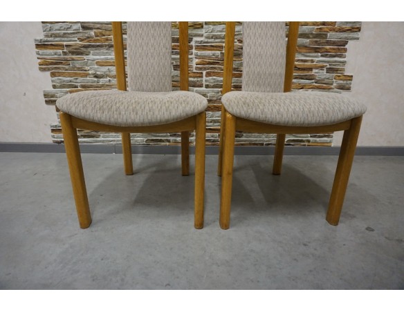 KRZESŁA DĘBOWE 2 SZTUKI 47/51 CM