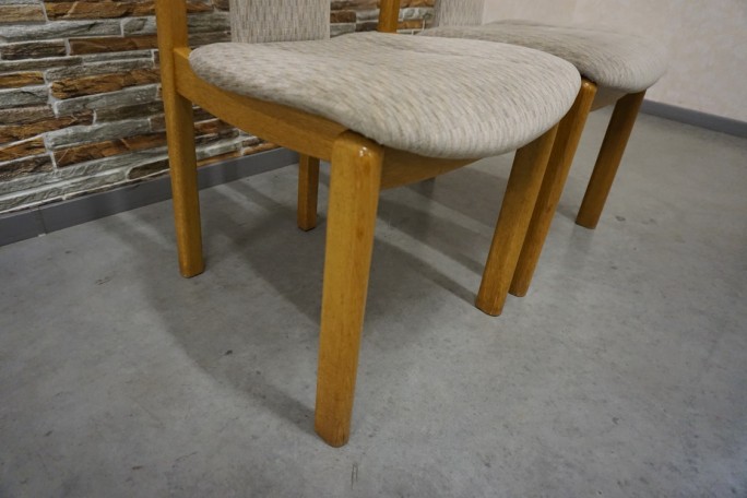 KRZESŁA DĘBOWE 2 SZTUKI 47/51 CM