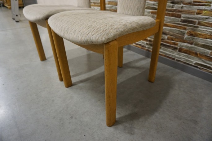 KRZESŁA DĘBOWE 2 SZTUKI 47/51 CM