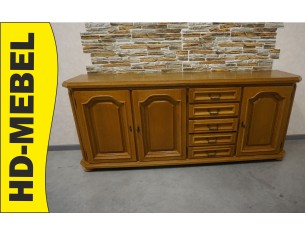 KOMODA DĘBOWA 3 DRZWIOWA SZER. 196 CM