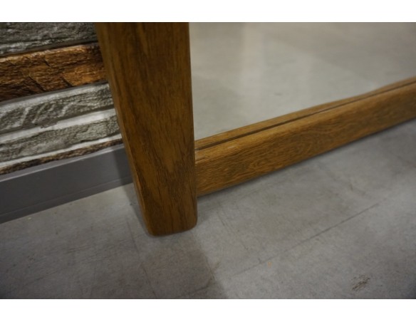 LUSTRO W DĘBOWEJ RAMIE PROSTOKĄTNE SZER. 60 CM