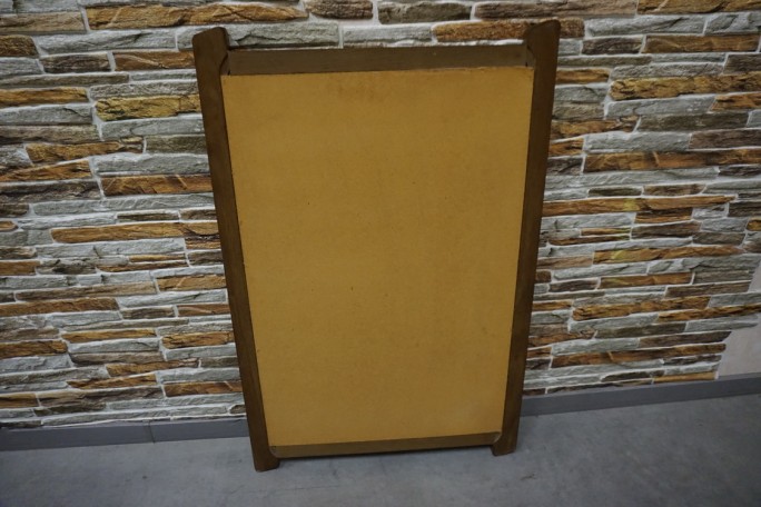 LUSTRO W DĘBOWEJ RAMIE PROSTOKĄTNE SZER. 60 CM